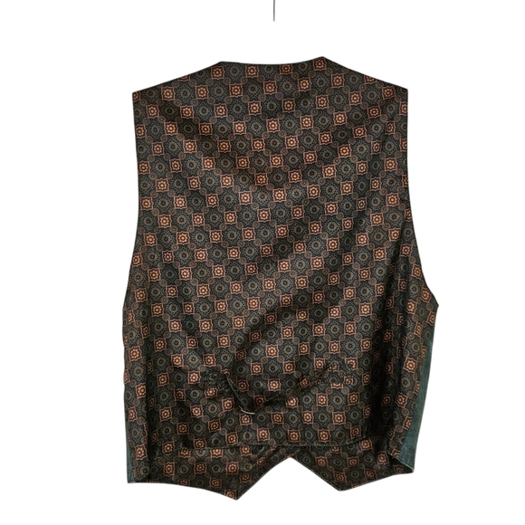 Bryn Connelly Leather Vintage Button Down Vest - Picture 2 of 6